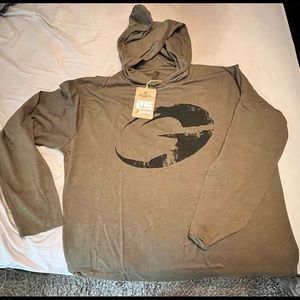 Gasp Titan LS Hoodie. Size XXL. New, never worn. Army green color.